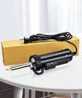 Automatic Desoldering Pump Vacuum Solder Sucker Tool For DIY AC110V 30W Electric Desoldering Gun with cord on table