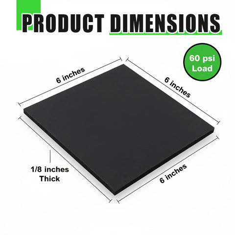 Heavy Duty Rubber Anti Vibration Pads 10 Pack For Air Compressors HVAC Units Air Conditioners Washers Dryers Treadmills And Pumps Quiet Stable Operation With Top Notch Vibration Isolation For Home Or Workshop