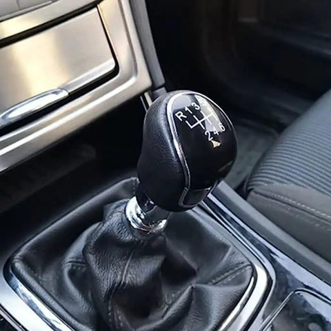 Upgrade Your Ford Transit Tourneo Gear Shifter With This Heavy Duty Manual Knob For 2012 To 2021 Custom Models Featuring A Contoured Grip And Secure Fit For Smooth Day To Day Drives. manual gear shift knob, black leather, Ford Transit cab interior