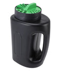 Portable 2L Handheld Spreader for Lawn Care with Adjustable Opening Sizes Lightweight ABS Tool Pro Grade front angle