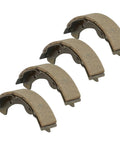 Brake Shoes For EZGO Golf Cart 1997 Up Medalist Gas And 2008 Up Steel Replacement Parts 4 Pack Compatible With TXT RXV Push Pull Carts