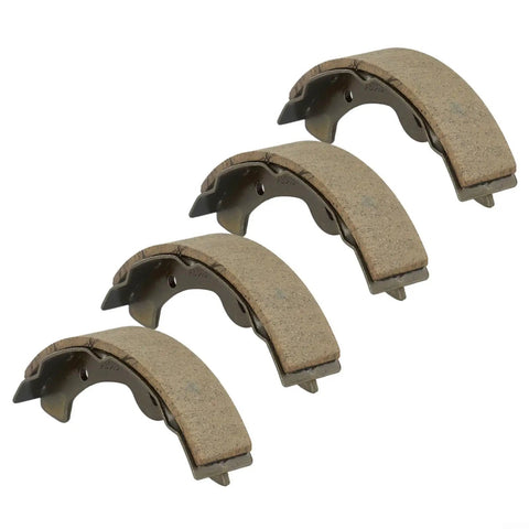 Brake Shoes For EZGO Golf Cart 1997 Up Medalist Gas And 2008 Up Steel Replacement Parts 4 Pack Compatible With TXT RXV Push Pull Carts