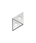 Heavy Duty Carbide Paint Scraper Blade 1 Inch Triangular Triple Edge Reversible Replacement Blade For Wood Metal Concrete Scraping Paint Glue Varnish Rust Built Tough Lasts Longer