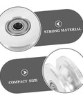 Aluminum Alloy U Groove Pulley Wheel For Gym Cable Systems Double Bearing Beefed-Up Noiseless Roller Compact Fitness Accessory For Weight Lifting Smooth Quiet Performance For Everyday Sessions, compact aluminum pulley wheel