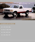 Eterpace dash panel trim bezel inserts for Ford F-150/Bronco 1992–1996 and F-250/F-350 1992–1997, LH & RH snap-in