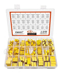 24 Value Safety Capacitor Kit For DIY Nerds With 164 Pieces MKP Film Capacitors in Quick Access Plastic Case, 0.001UF-1.2UF