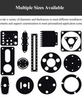 20 Pcs Rubber Round Plates 2mm Thick 22-32mm Diameter Anti Vibration Damping Pads For Industrial Equipment Anti Slip Heavy Duty Built Tough Spacers With Noise Reduction And Floor Protection, black rubber discs