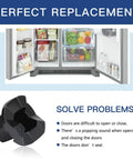 240328203 Refrigerator Door Hinge Bearing Replacement For Frigidaire And Electrolux, Smooth Pivot For Door Hinge Pin, Plug And Play Install, Durable OEM Style Part For Fridge Door Mechanism black replacement bearing for refrigerator door hinge