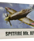 Spitfire Mk XIV C One Seventy Two Scale Plastic Model Airplane Kit With Three Decal Sets Dope Detailing For Realistic Look Wingspan About Six Inches Multicolor Painting And Gluing Not Included on box cover