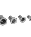 Heavy Duty Stainless Steel Rivet Nut Insert Kit M3 M4 M5 M6 Mixed Nuts For Metal Fabrication Automotive And Furniture Assembly Pro Grade 200 Piece Hardware