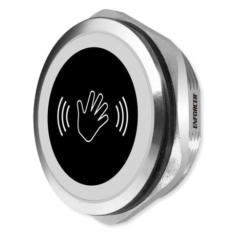 Enforcer Touchless Infrared Proximity Sensor Stainless Steel 38mm with Adjustable Sensing Range Up to 6 Inches and LED Colors