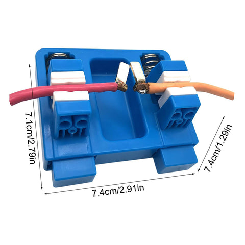 Adjustable Heat Resistant Soldering Jig With Durable Jaw Fixture for precision soldering and wire clamping on motherboards.