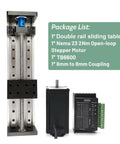 Heavy Duty Linear Rail Motor Kit With Ball Screw Sliding Table SFU1605 Nema23 Motor Linear Guide Stage XYZ Axis Motion Module 600mm