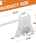 Built Tough Sliding Screen Door Lower Roller Assembly Compatible With Andersen Part Number 1997310 showing dimensions and details.