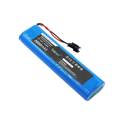 Replacement Battery For MIPRO MA-100 And MA-303 Wireless Systems, 14.8V 2600mAh 38.48Wh, MB-10 Part, blue casing, connector