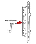 Square Drive Multi Point Sliding Door Mortise Latch 7/32 Inch for Patio Doors, diecast, lever not included.