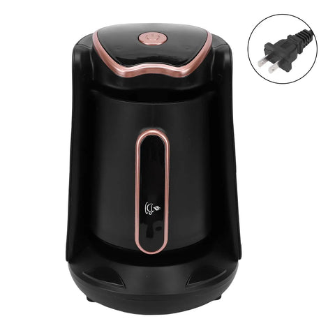 Turkish Coffee Maker Portable Auto Brewer For Home Office Travel And Camping, Consistent Hot Brews Every Time, Compact Electric Pot With US Plug 110V