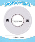 0.5 Kg Barbell Change Plate With Grooved Inner Design For Stable Lifts, Portable Weight For Home Gym And Studio Sessions, White Finish