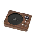 Game Changing Desk Essential Smart Electric Coffee Heated Coaster With Precise Thermostatic Heat Control Adjustable From Forty To Seventy Five Degrees Fast Warming Mug Pad with digital temperature display.