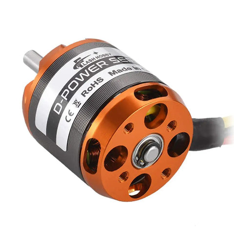 D3542 Brushless Outrunner Motor 1000KV For Mini Multicopter RC Aircraft Quad UAV with CNC aluminum bell, side view