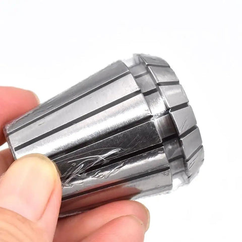 Top Tier AAA Precision Spring Collet Chuck ER32 With 0.005mm Tolerance for CNC lathe, close-up showing precision machining.