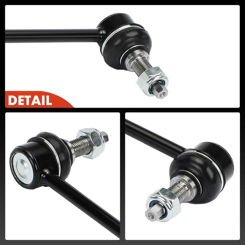 Close-up view of 2 Pack Front Sway Bar Links Stabilizer Links for Kia Sorento, Hyundai Santa Fe, and other models