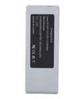 Back view of LCD Parallel Battery Charger For Drones, 3 Slot Charging Hub With Display Screen, USB C PD Fast Charging.