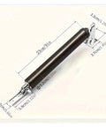 Two Piece Automatic Door Soft Close Kit With 90 Degree Positioning Stop, Adjustable Buffer, Furniture Hardware, Silvery Finish