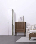 Premium Stainless Steel Clothes Drying Rack Adjustable Indoor Outdoor Length Folds Flat in modern living room setting.