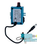 Effortless Variable Speed Dc Motor Controller For Mini Lathes showing compact design with control knob and power connection for 12-24V use.