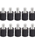M3 Flight Controller AntiVibration Rubber Pillar Mount Kit 4 Piece Stud Bushing Set with nuts, showing black rubber mounts.
