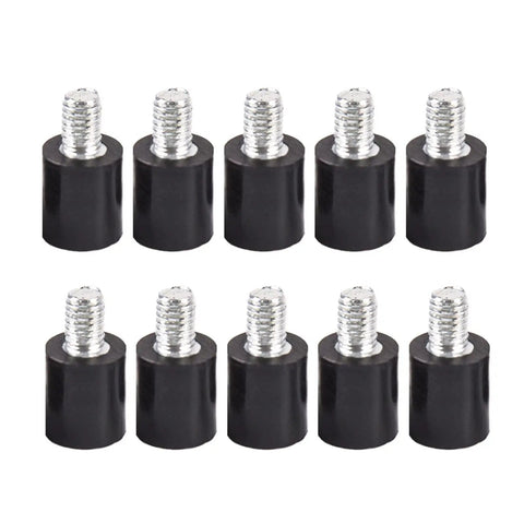 M3 Flight Controller AntiVibration Rubber Pillar Mount Kit 4 Piece Stud Bushing Set with nuts, showing black rubber mounts.