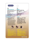Six Pairs Rubber Heel Plates Repair Kit For Mens Leather Shoes And Womens Thick Heels Includes Double Sided Tape Sandpaper And Replacement Patches Durable Easy Install packaging back with instructions and product images.
