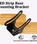 Two Pack Adjustable LED Light Bar Mounting Brackets for Offroad Trucks with anti-corrosion and high hardness features