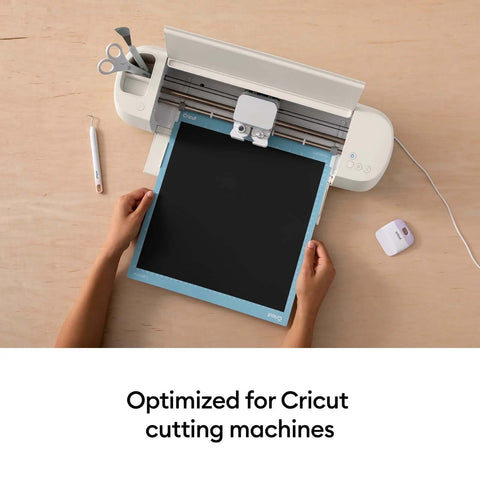 Front view of Cricut cutting mat variety pack (4 mats, 12x12) for Explore and Maker machines.