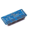 Close-up of 2-Pack PCA9685 PWM Servo Driver I2C Module with 12-bit resolution, blue PCB, ideal for Arduino robotic projects.