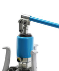 20T Hydraulic Gear Puller Set 2 Or 3 Jaws Wheel Bearing Remover Alloy Steel For Car Hubs Rotors Axles Brake Drums Pulleys Heavy Duty Vertical Horizontal Use Separator Tool Pros Super Tough Easy Fixes No Damage In Home Garages., blue hydraulic gear puller head with alloy steel jaws