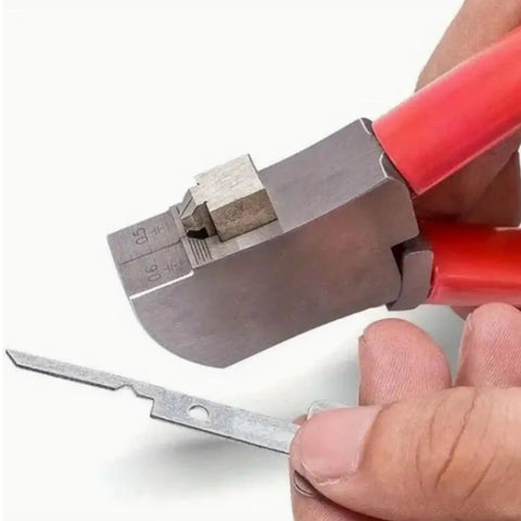 Close-up of durable cutter pliers from Pro Grade Key Duplicator And Cutting Machine For Vehicle Keys With Stainless Steel Construction