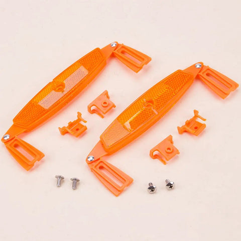 Two Pairs Universal Bike Wheel Reflectors For All Bikes High Visibility Spoke Covers To Boost Ride Safety At Night And Stay Seen