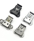 Four rotary draw latch parallel style for heavy duty enclosures and panels, fits K3-1660-52, 1 piece, shown from above.