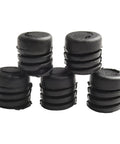 Premium 5pcs Black Rubber Car Bonnet Buffer Hood Stop Bumpers For Nissan Direct Replacement Noise Reduction Washers Kit To Silence Engine Vibration, five black rubber bumpers
