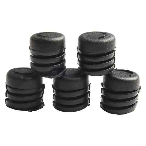 Premium 5pcs Black Rubber Car Bonnet Buffer Hood Stop Bumpers For Nissan Direct Replacement Noise Reduction Washers Kit To Silence Engine Vibration, five black rubber bumpers