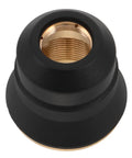 Universal Plasma Cutter Torch Retaining Cover For Tig Welding With Easy Install, Heavy Duty Plastic And Metal Shield Cup, top view.