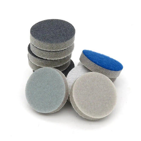 Kick Butt With 120 Pcs Premium 1 Inch Foam Sanding Discs featuring Hook Loop Fastener And Dust Venting Design for Smooth Car Paint Buffing And Polishing Jobs That Feel Like Magic, assorted foam sanding discs.
