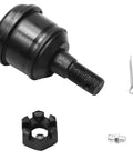 Front 4Piece Ball Joints Kit For Dodge Ram 2500 3500 2003-2013 4WD Megacab 8-Lug, Heavy Duty Replacement, Beefed-Up, Smooth Steering, Long-Lasting Durability And Easy Install. Black steel ball joint kit with grease fitting and cotter pin