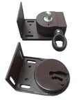 Heavy Duty Aluminum Alloy Universal Cordless Crank Mounting Bracket For Balcony, Pergola, And Gazebo Sunshades Replacement Kit shown