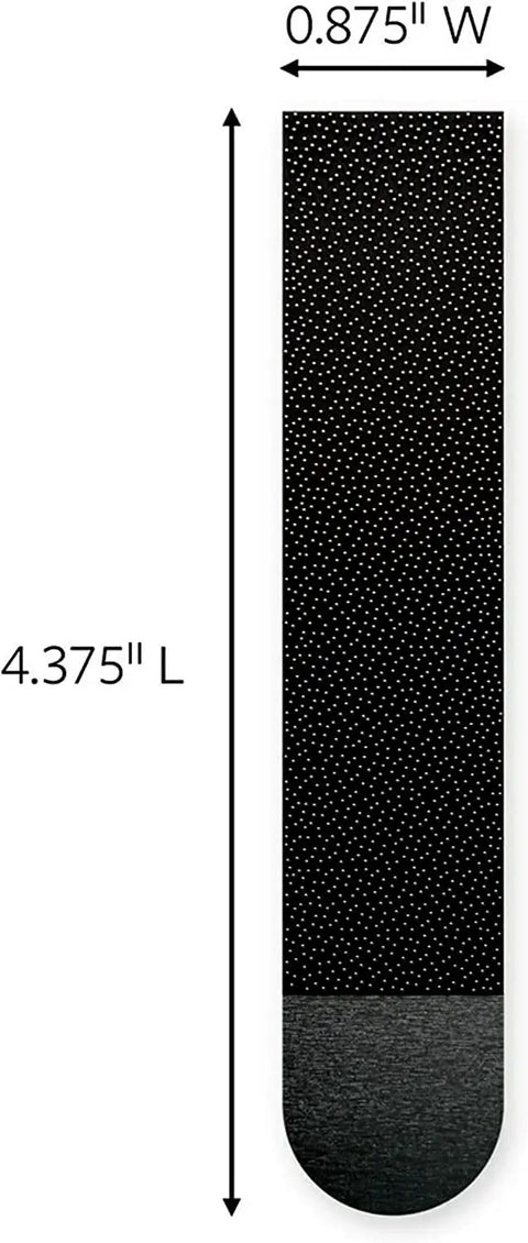 Heavy Duty Picture Hanging Strips XL 20Lb Capacity single strip dimensions showing 4.375 inches length and 0.875 inches width