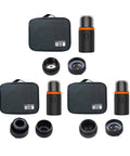 Grab And Go Mini Portable Espresso Maker For Travel And Hiking Easy To Operate And Clean One Pot Two Cups Manual Coffee Brewer Gift