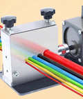 Heavy Duty Electric Wire Stripping Machine 150-250W Industrial Power Tool For Copper Recycling Automatic Stripper Cutter For Wires 3-17mm Cable Peelers Aluminum Alloy Construction High Efficiency with multiple colored wires.