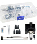 Hotend Upgrade Kit For Bambu Lab P1P P1S Printers with Standby Nozzles, 5 Hardened Steel Nozzles, DIY Tools, Spare Parts Box